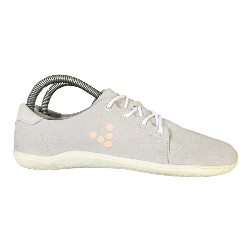 Vivobarefoot Primus Lux Grey Suede Leather Barefoot Shoes Sneakers Women 39L